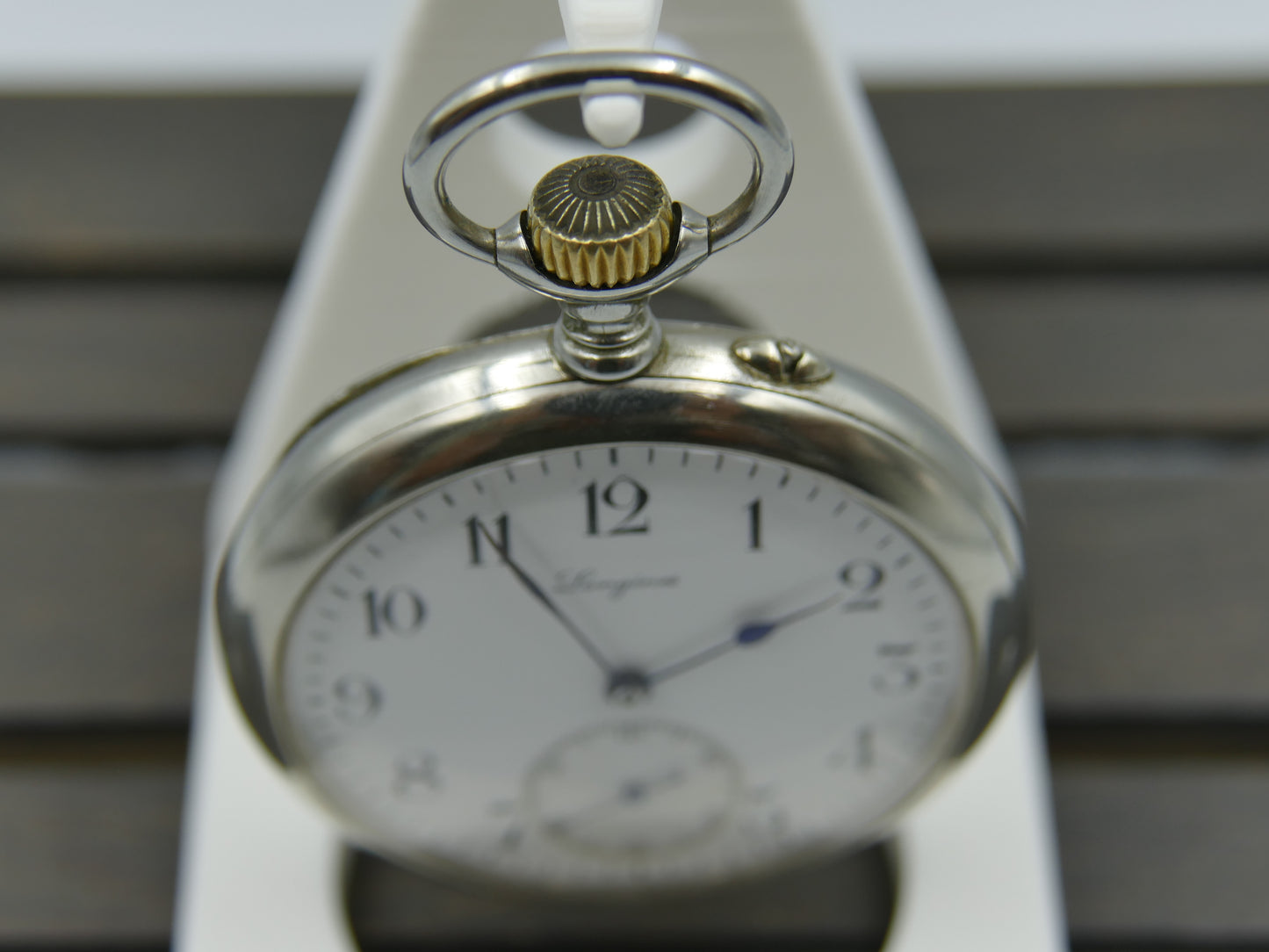 1908 vintage pocket gousset watch Longines manual wind 19.75
