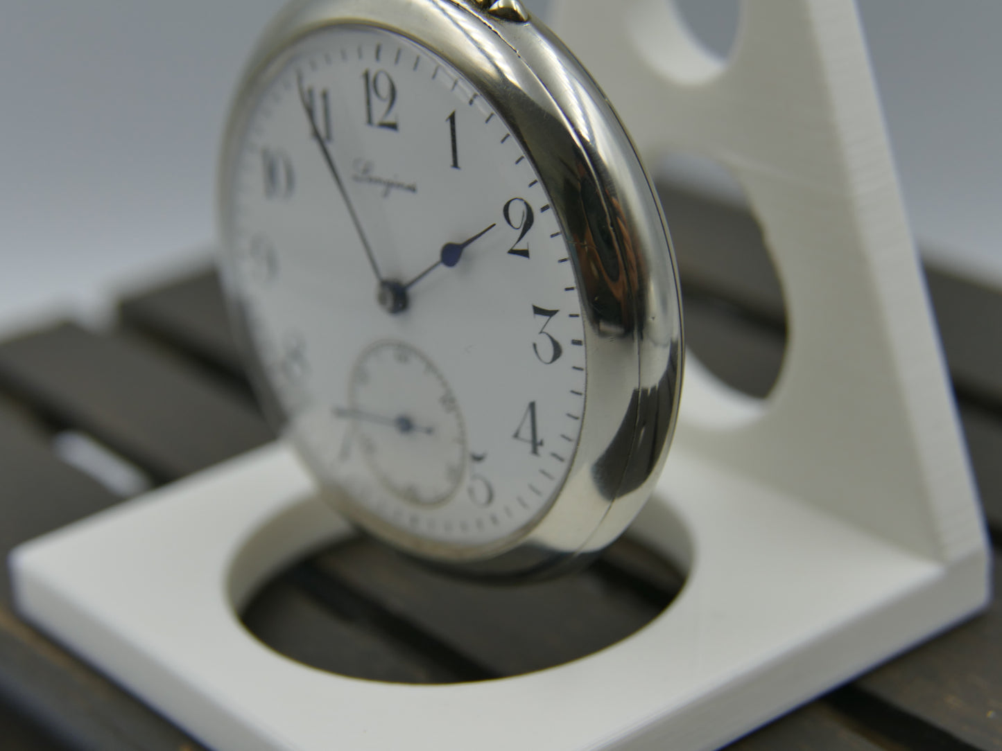 1908 vintage pocket gousset watch Longines manual wind 19.75