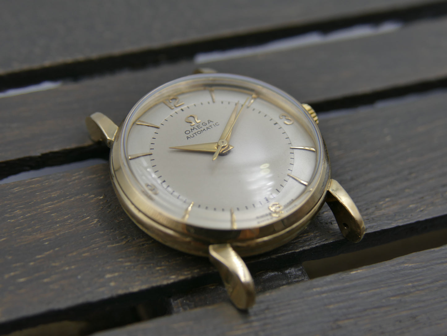50’s vintage watch mens Omega ref 2862 / 2865 4 automatic 501 gold 80M