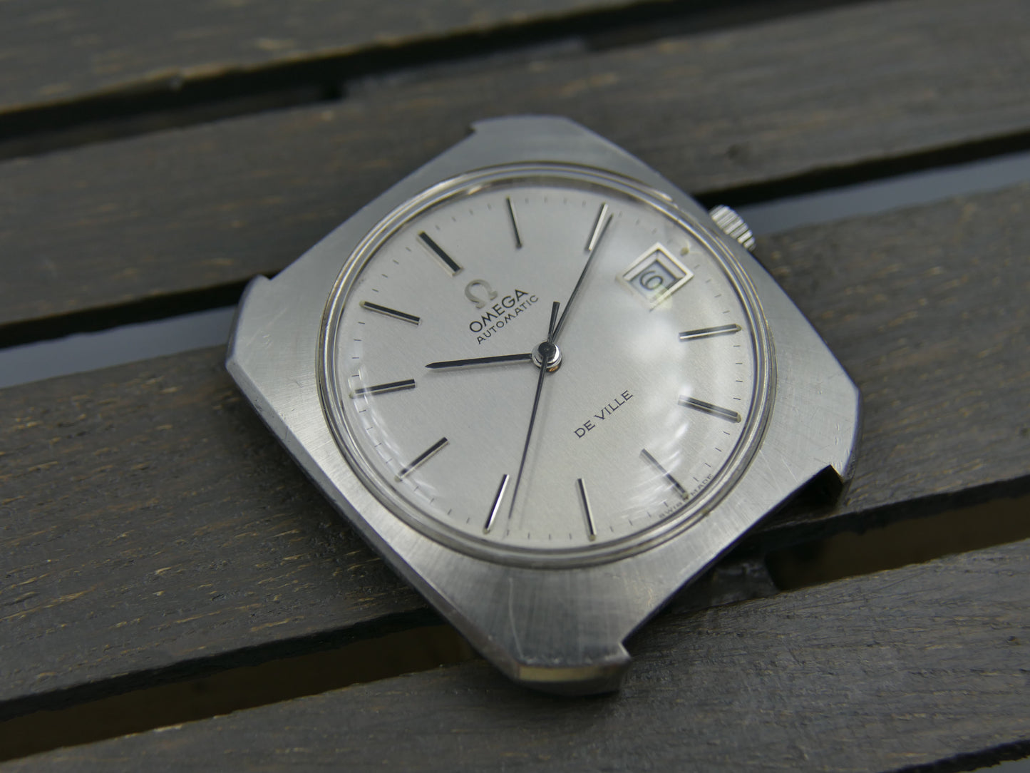 70s vintage watch mens Omega De Ville ref 166.085 automatic cal. 1002