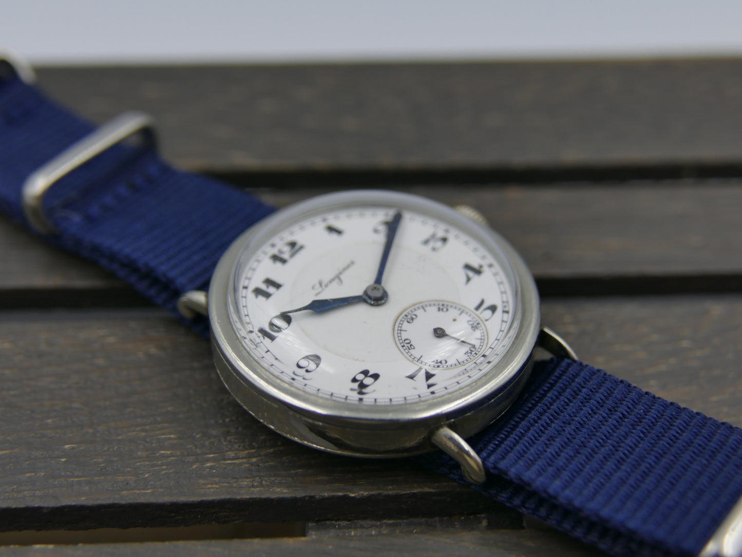 20s vintage watch mens Longines manual wind 13.34zz trench military