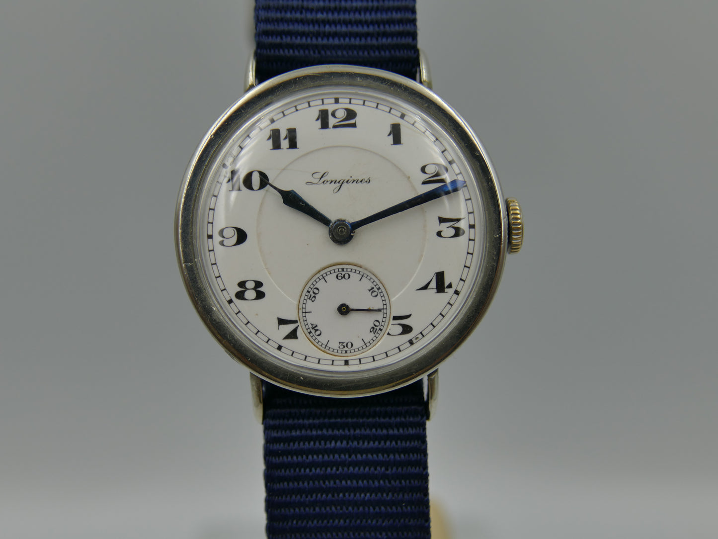 20s vintage watch mens Longines manual wind 13.34zz trench military