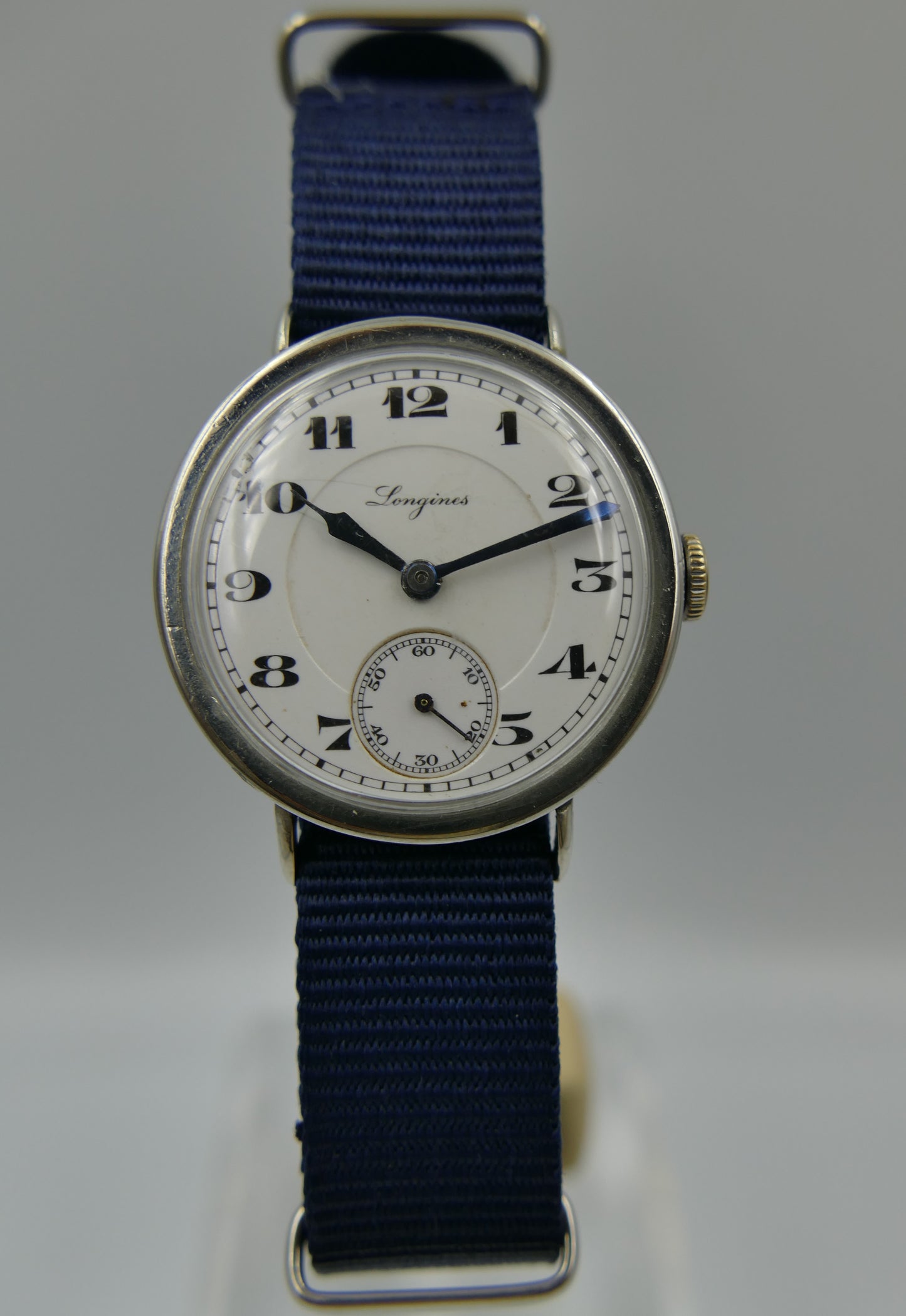 20s vintage watch mens Longines manual wind 13.34zz trench military