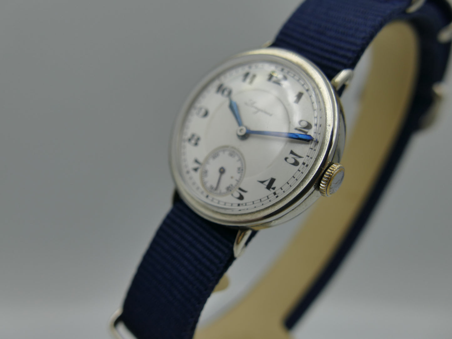 20s vintage watch mens Longines manual wind 13.34zz trench military