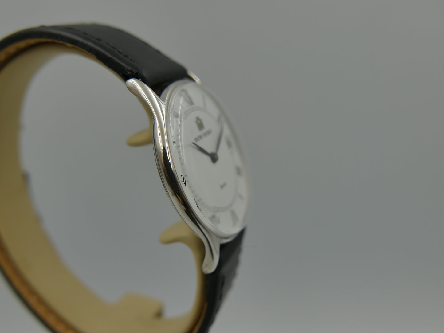 80s watch mens Michel Herbelin Paris ref 2813 Peseux 7001 flat serviced