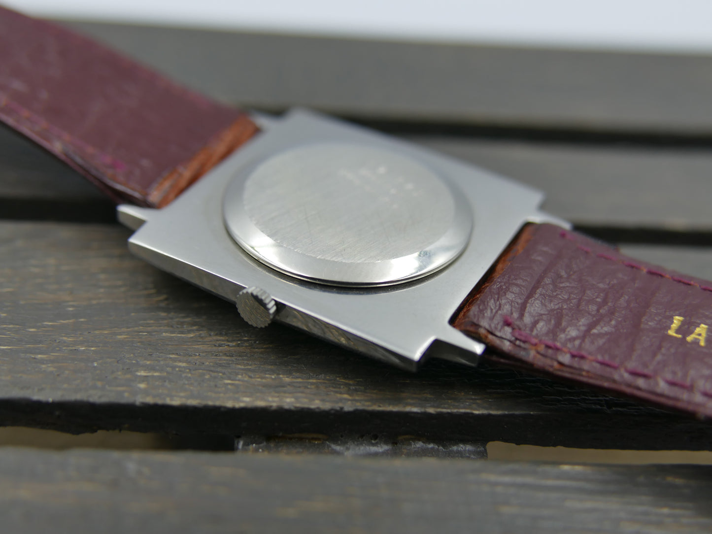 70s vintage watch mens Oscar hand wind FHF 35 Extra Plan square