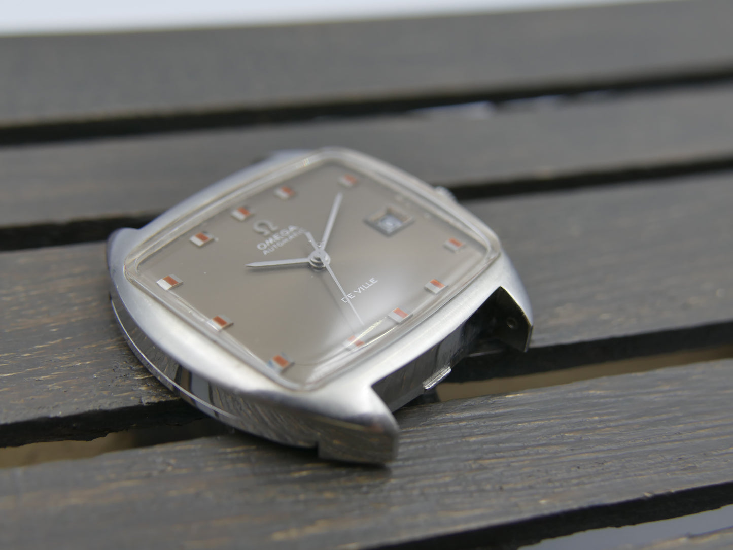 70s Vintage watch mens Omega automatic 1002 De Ville ref. 162.047 TV
