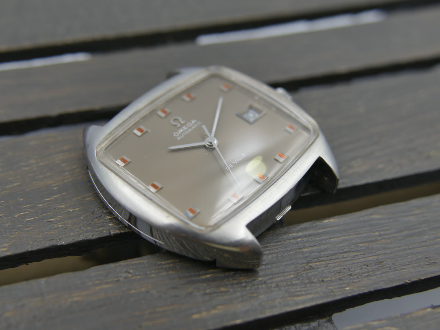 70s Vintage watch mens Omega automatic 1002 De Ville ref. 162.047 TV