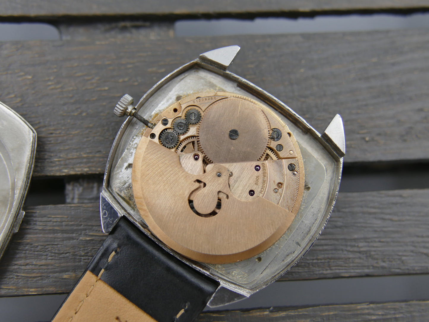 70s Vintage watch mens Omega automatic 1002 De Ville ref. 162.047 TV