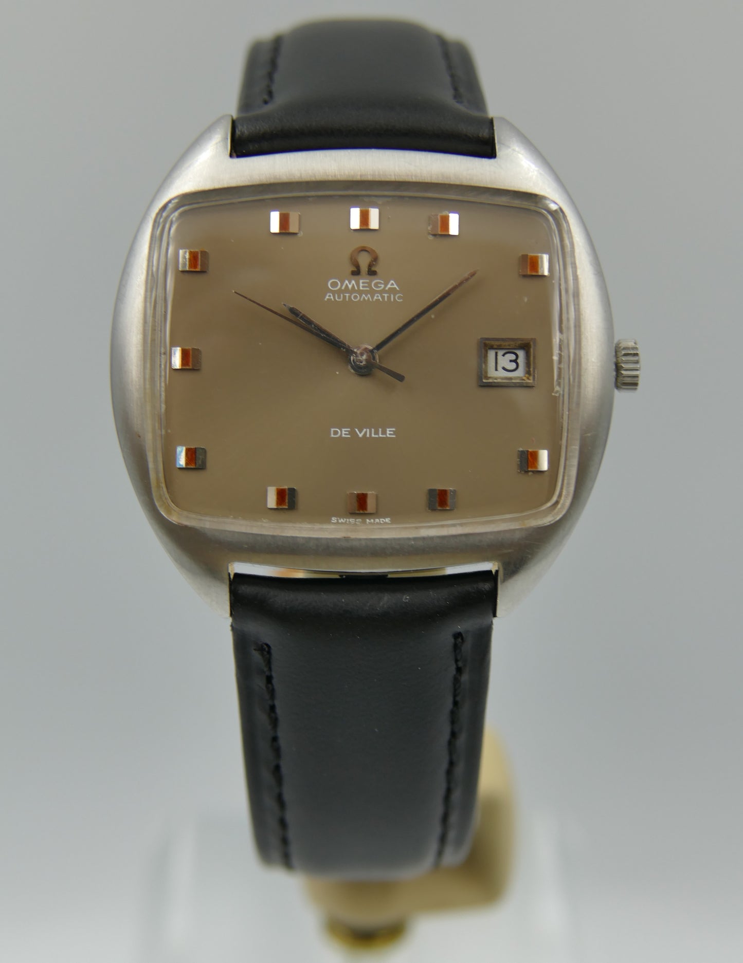 70s Vintage watch mens Omega automatic 1002 De Ville ref. 162.047 TV