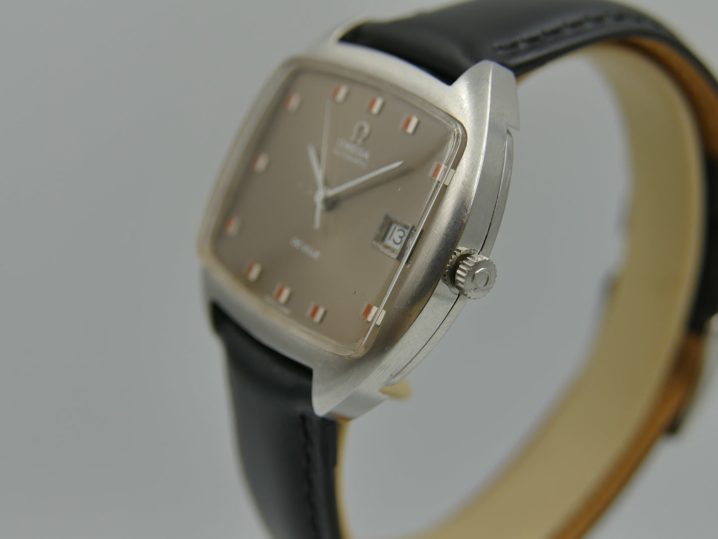 70s Vintage watch mens Omega automatic 1002 De Ville ref. 162.047 TV