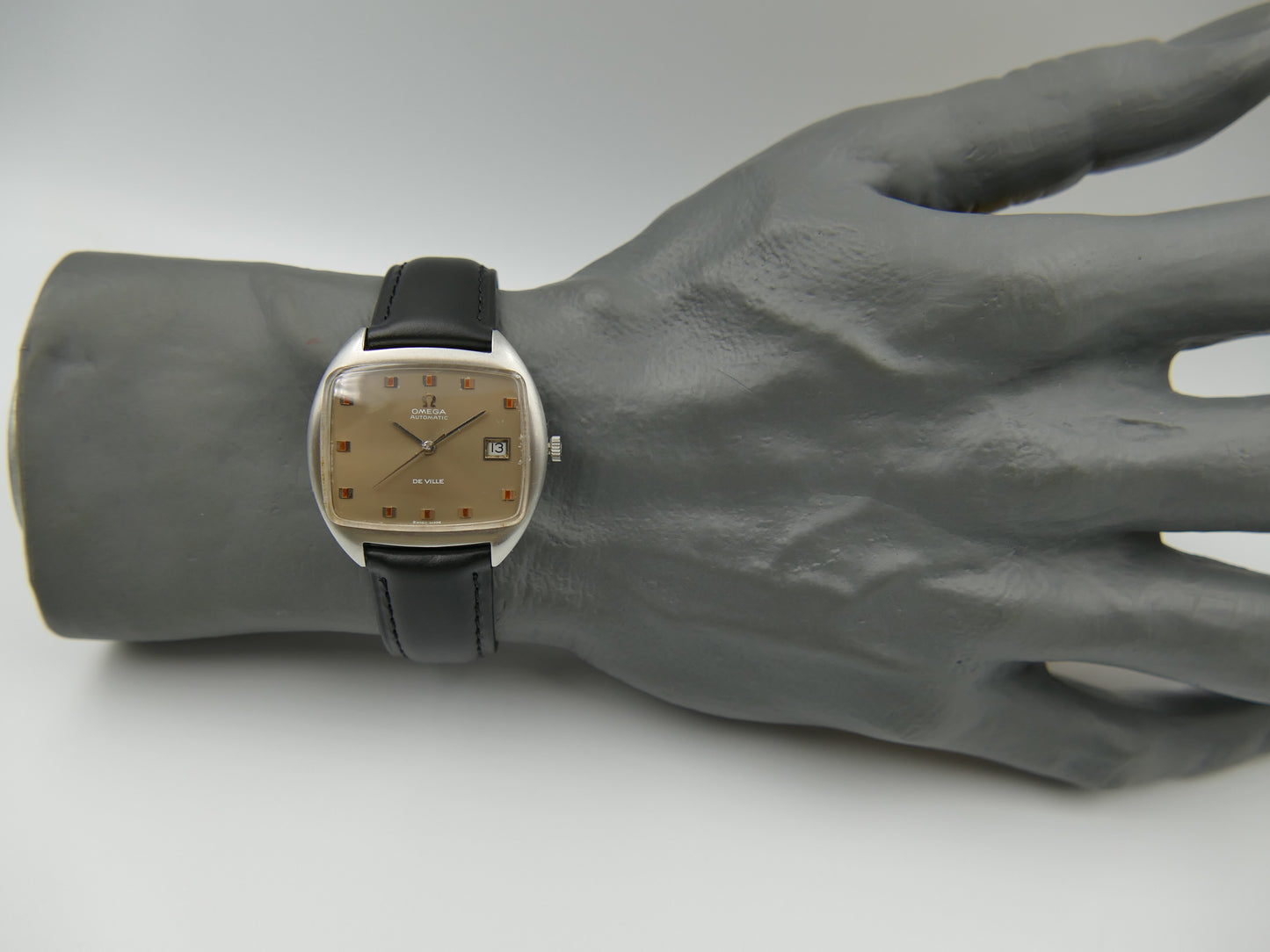 70s Vintage watch mens Omega automatic 1002 De Ville ref. 162.047 TV