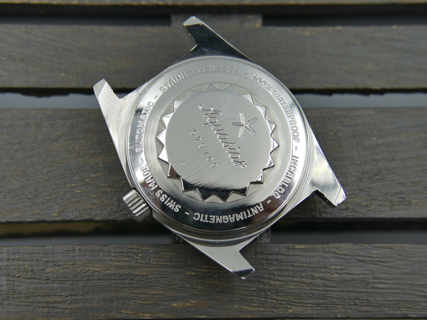 60's vintage watch mens diver Duward Aquastar ref. 1903 automatic cal. AS 1902 /03