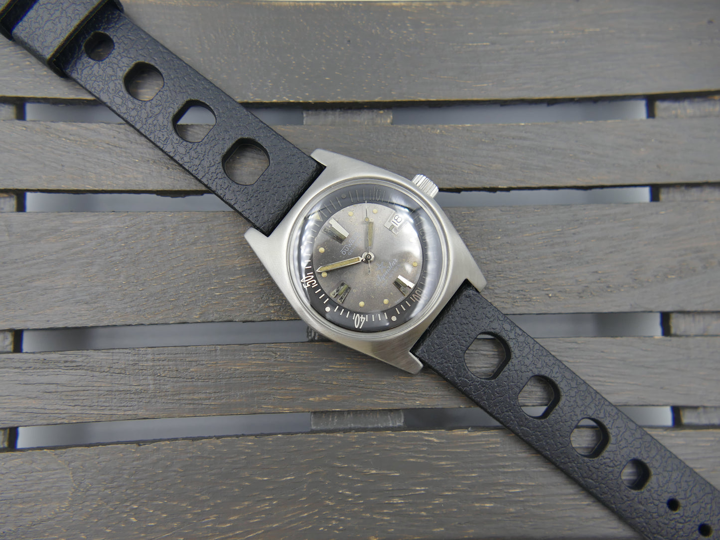 60's vintage watch mens diver Duward Aquastar ref. 1903 automatic cal. AS 1902 /03