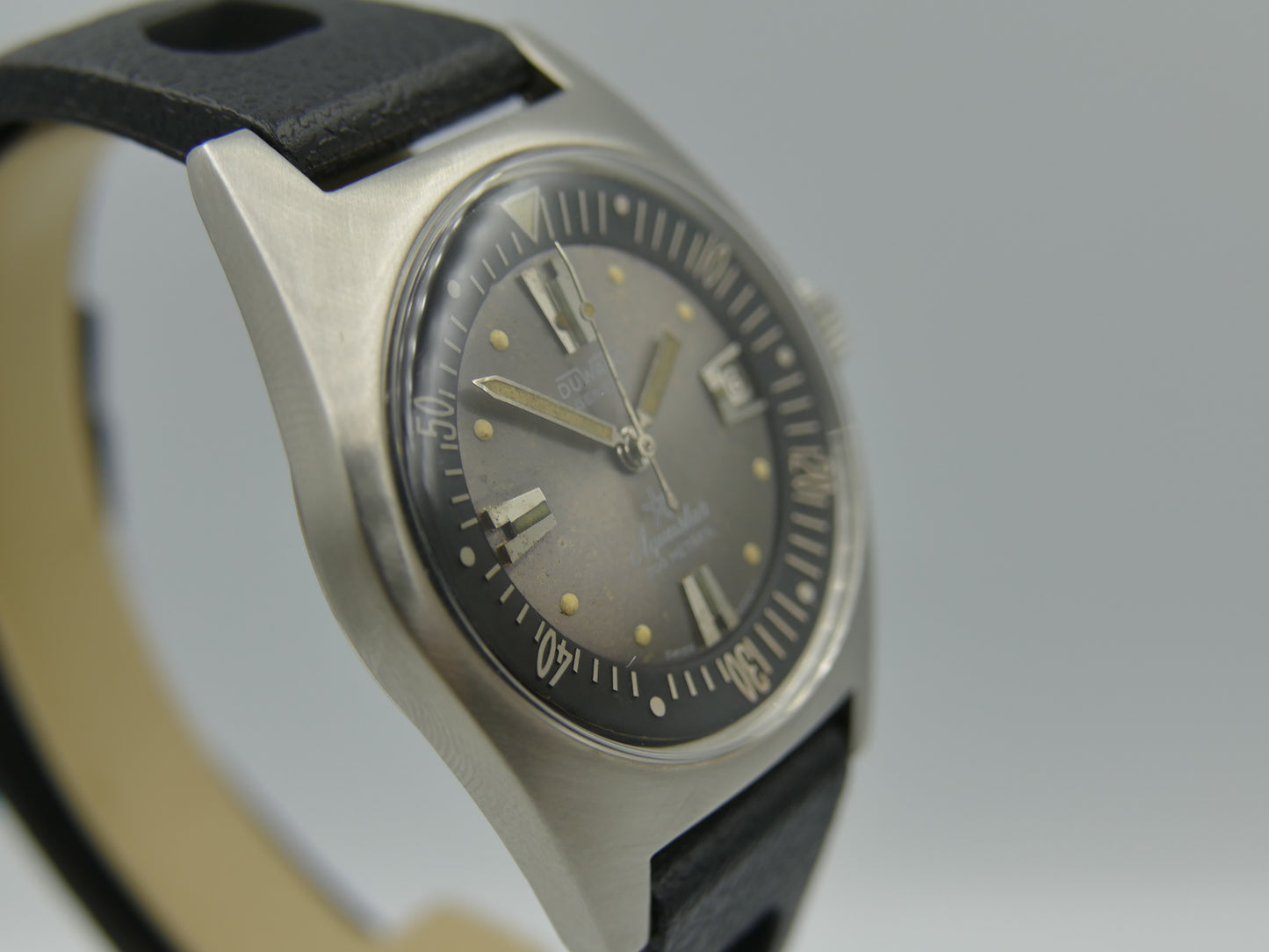 60's vintage watch mens diver Duward Aquastar ref. 1903 automatic cal. AS 1902 /03