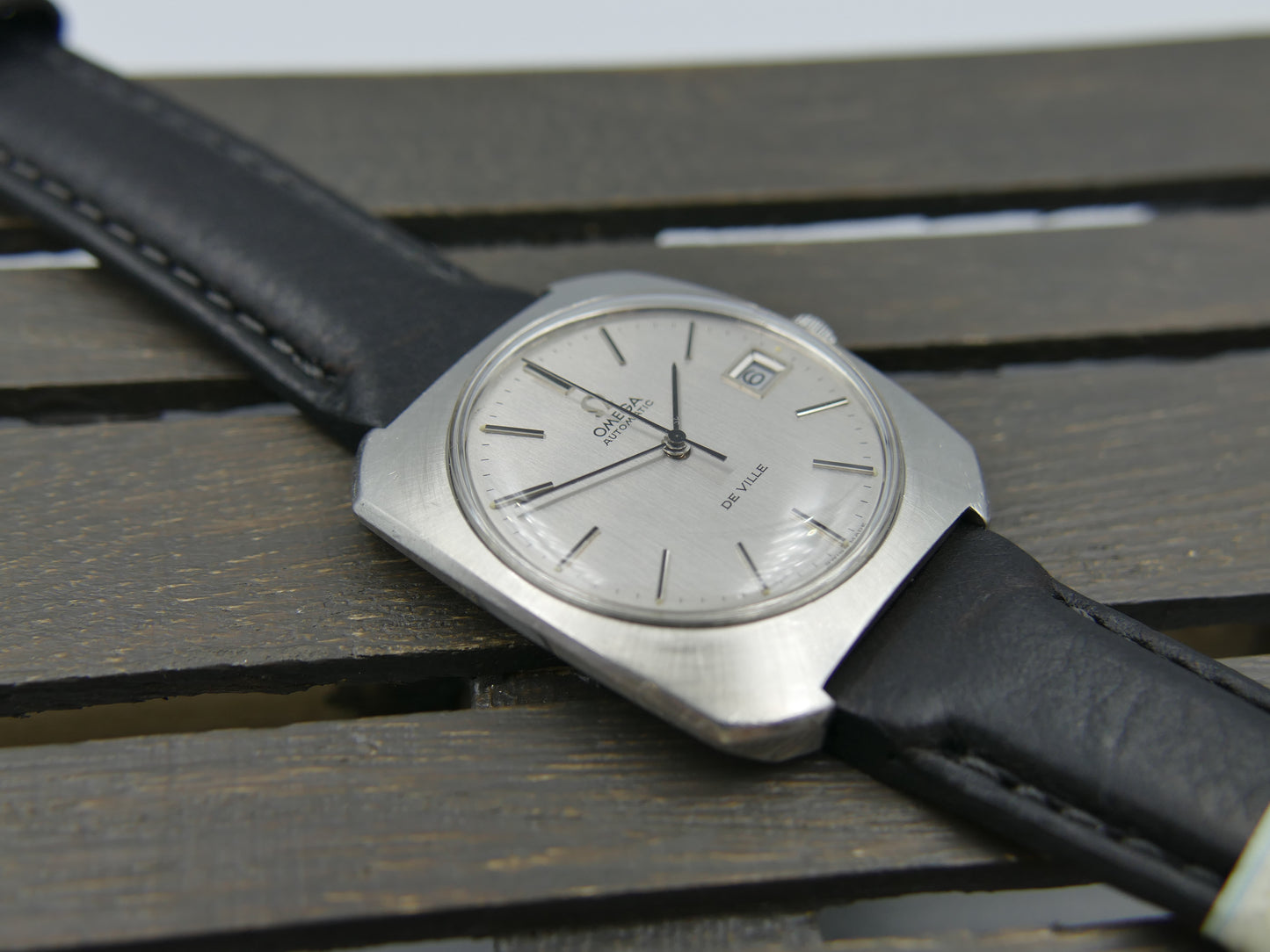 70s vintage watch mens Omega De Ville ref 166.085 automatic cal. 1002