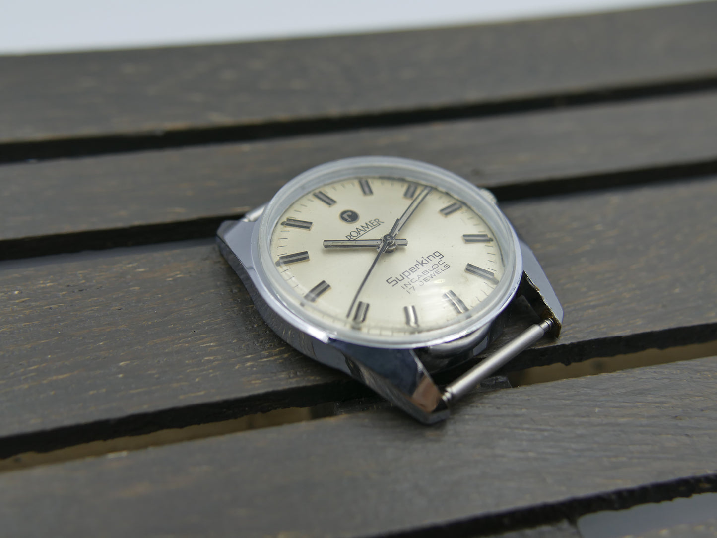 vintage watch mens Roamer 802.2100.310 Super King manual wind serviced
