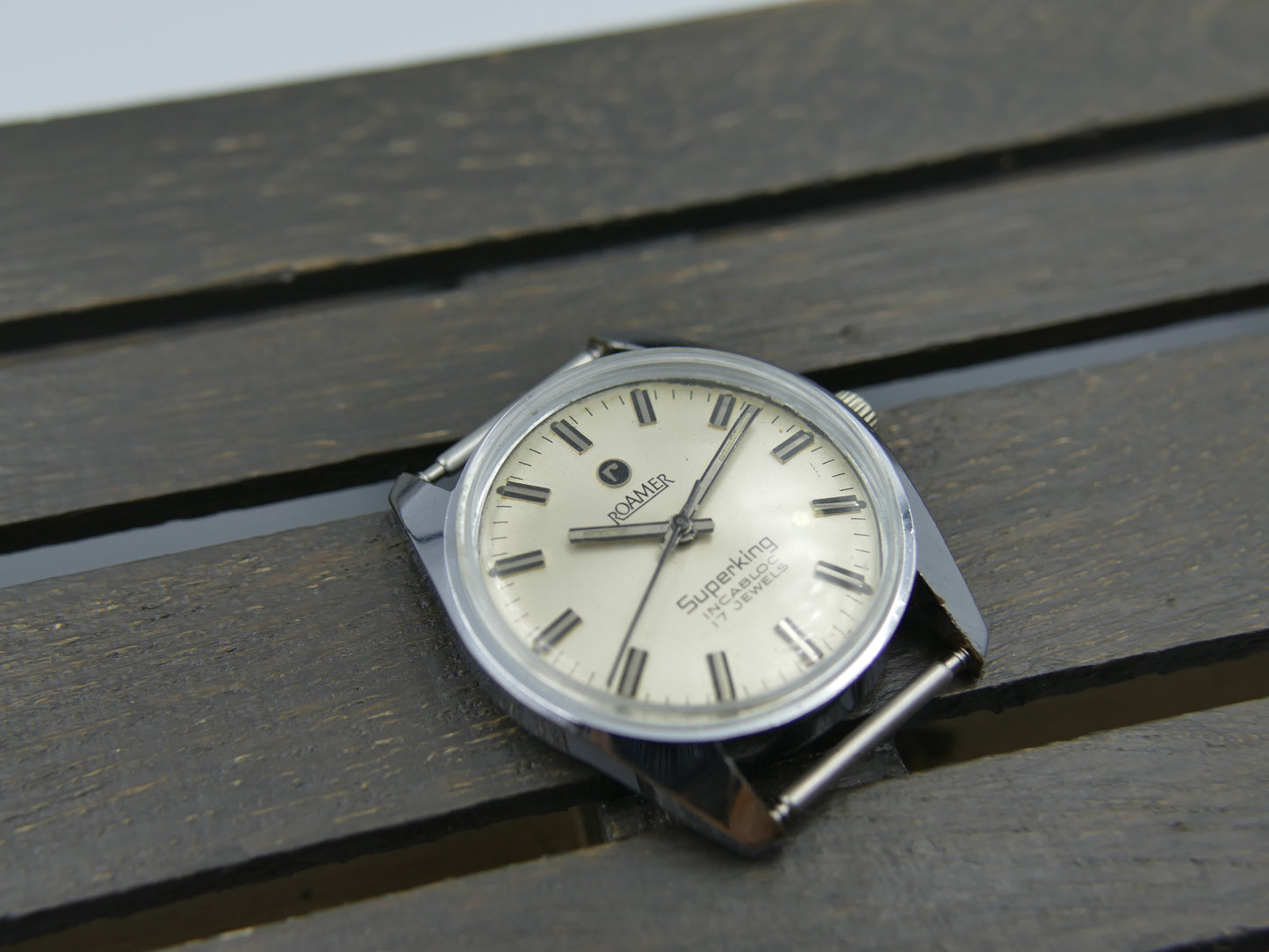 vintage watch mens Roamer 802.2100.310 Super King manual wind serviced
