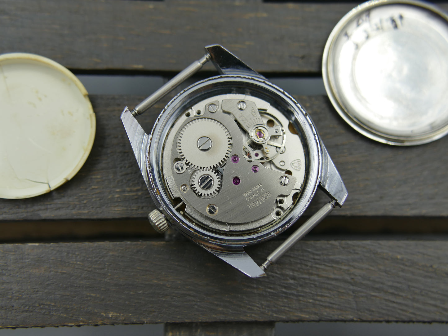 vintage watch mens Roamer 802.2100.310 Super King manual wind serviced