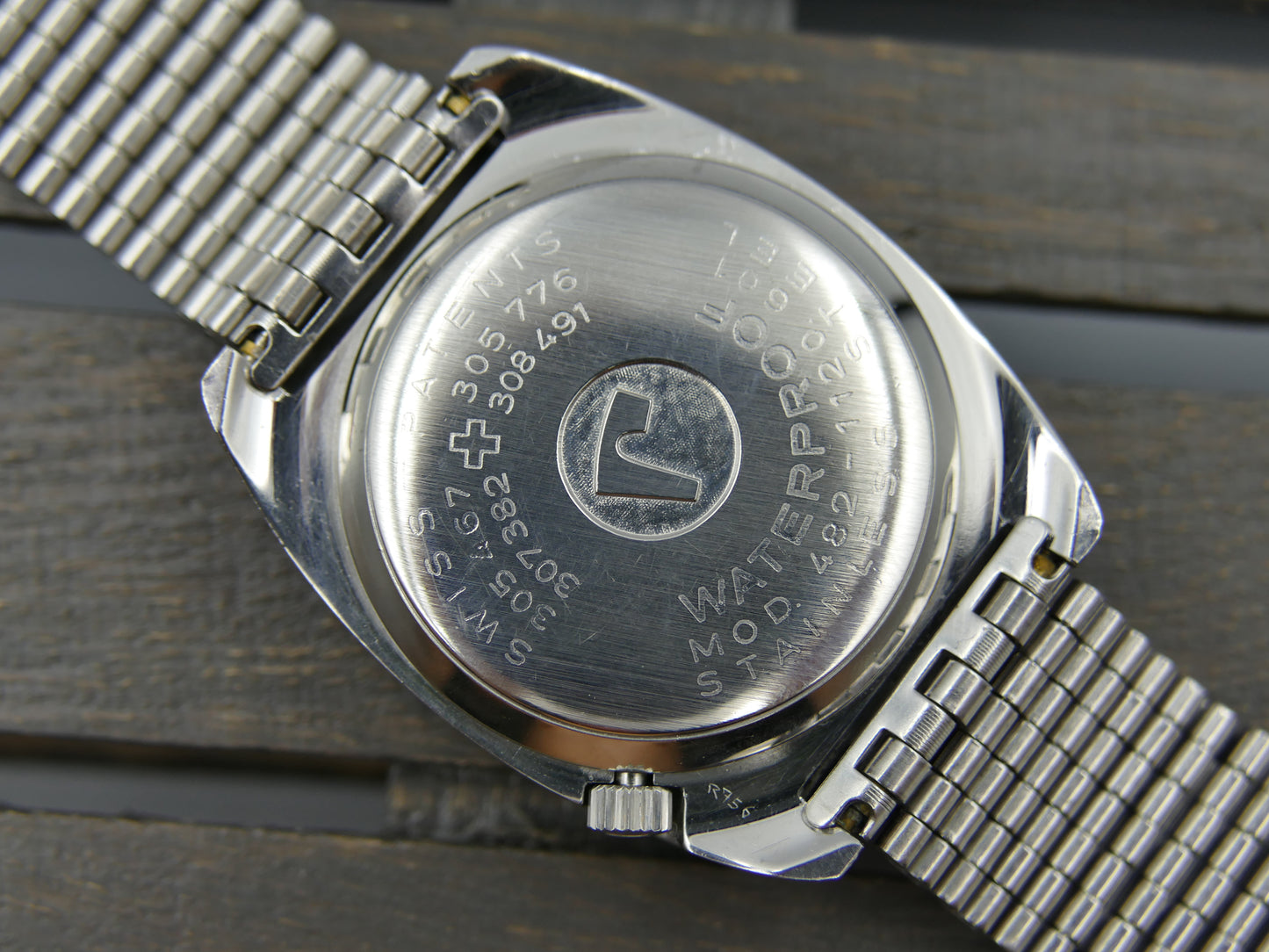 Vintage watch mens Roamer Mustang D+D Indianapolis Automatic Day-Date ref. 482-1120-601 cal. ST678