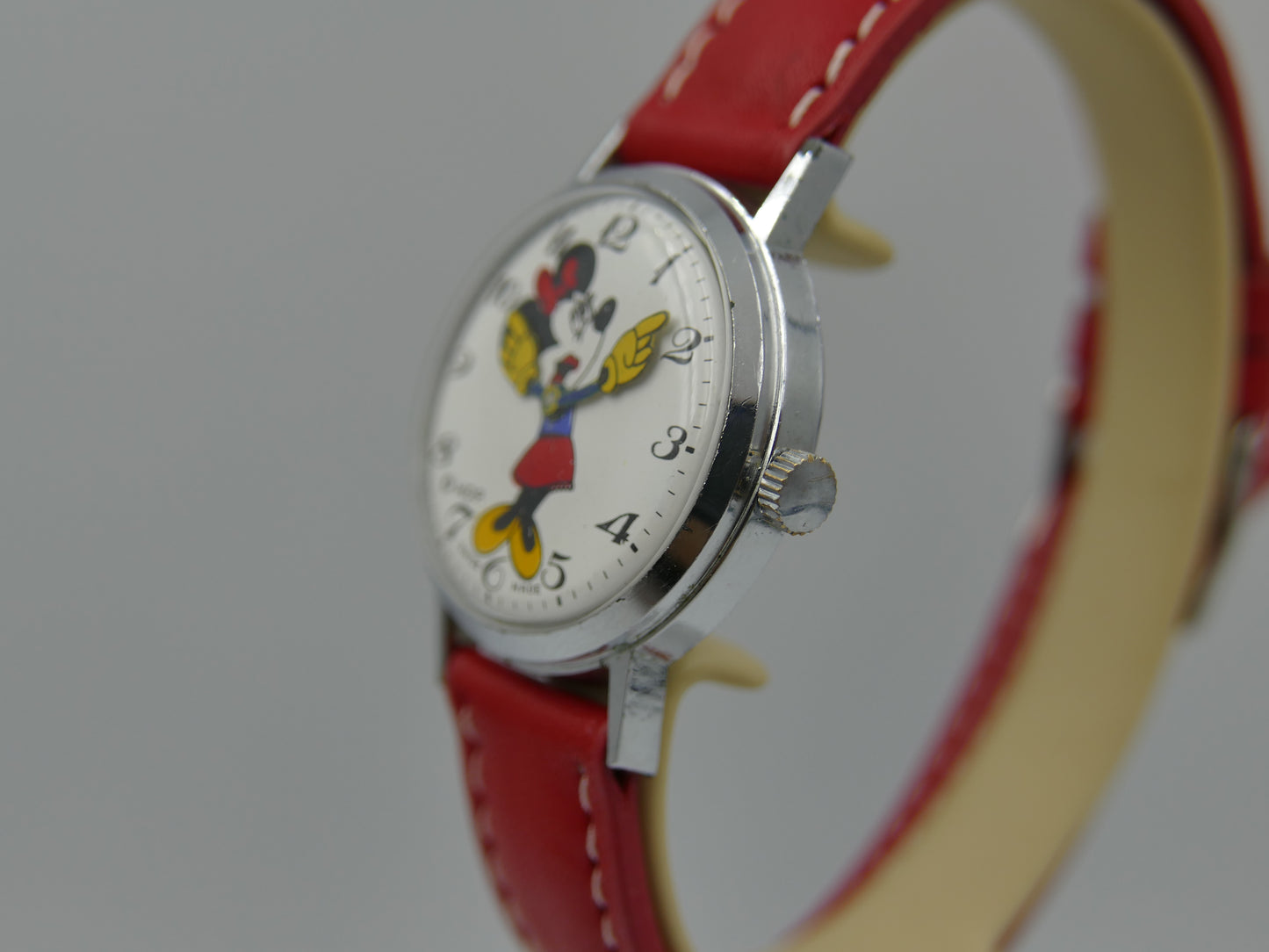 W.D.P. Disney Mickey Minnie manual wind swiss made vintage 60s