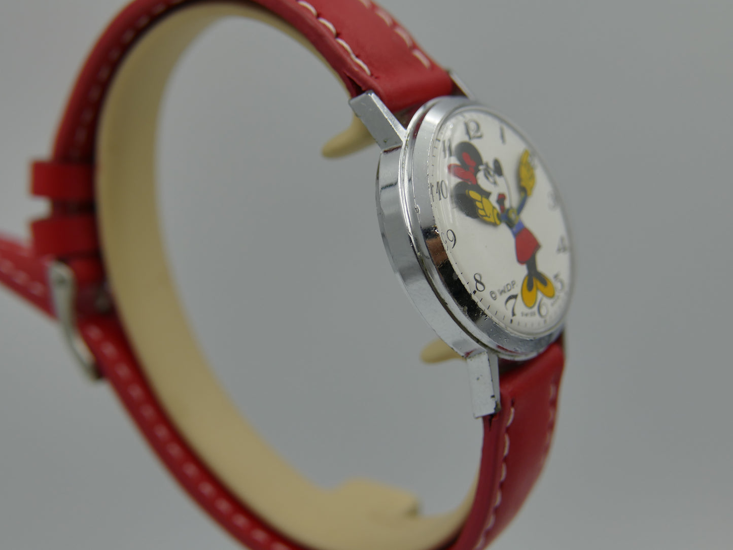 W.D.P. Disney Mickey Minnie manual wind swiss made vintage 60s
