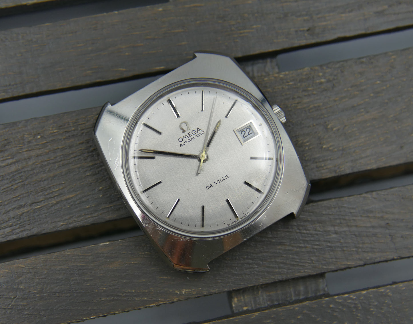 70s vintage watch mens Omega De Ville ref 166.085 automatic cal. 1002