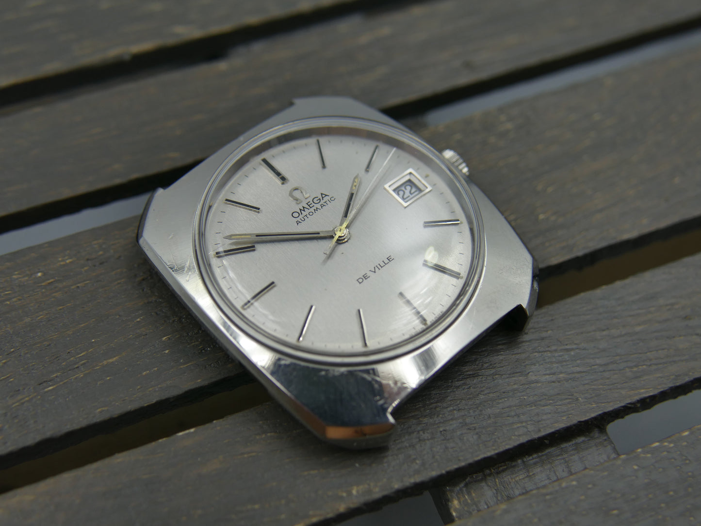 70s vintage watch mens Omega De Ville ref 166.085 automatic cal. 1002