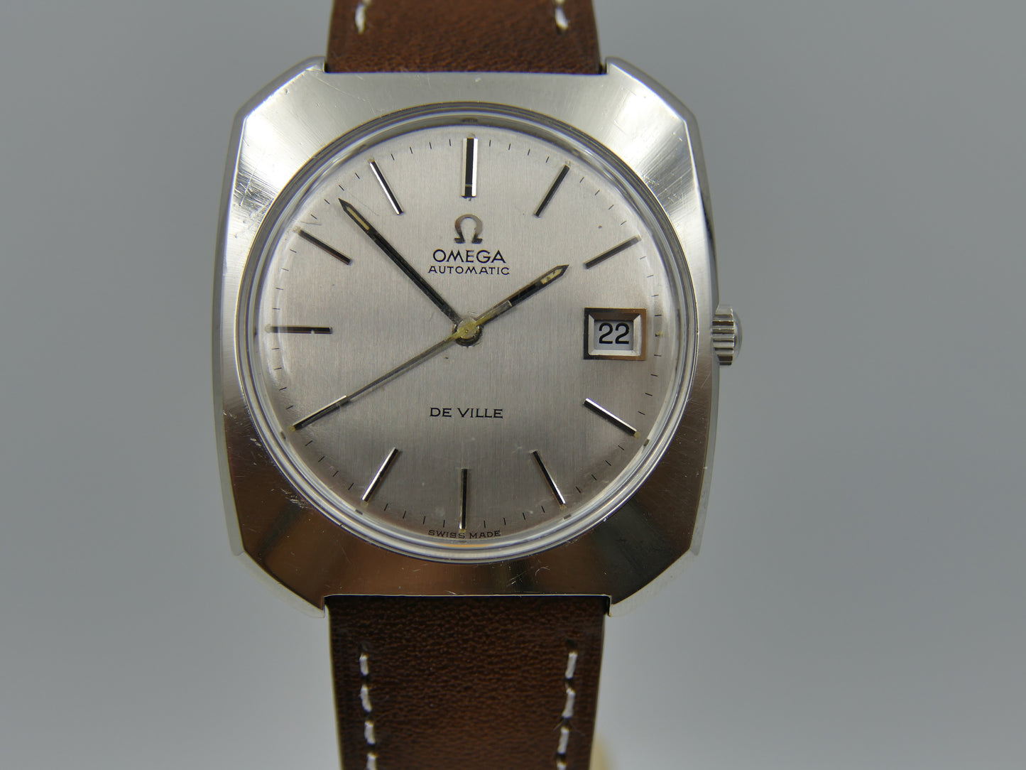 70s vintage watch mens Omega De Ville ref 166.085 automatic cal. 1002
