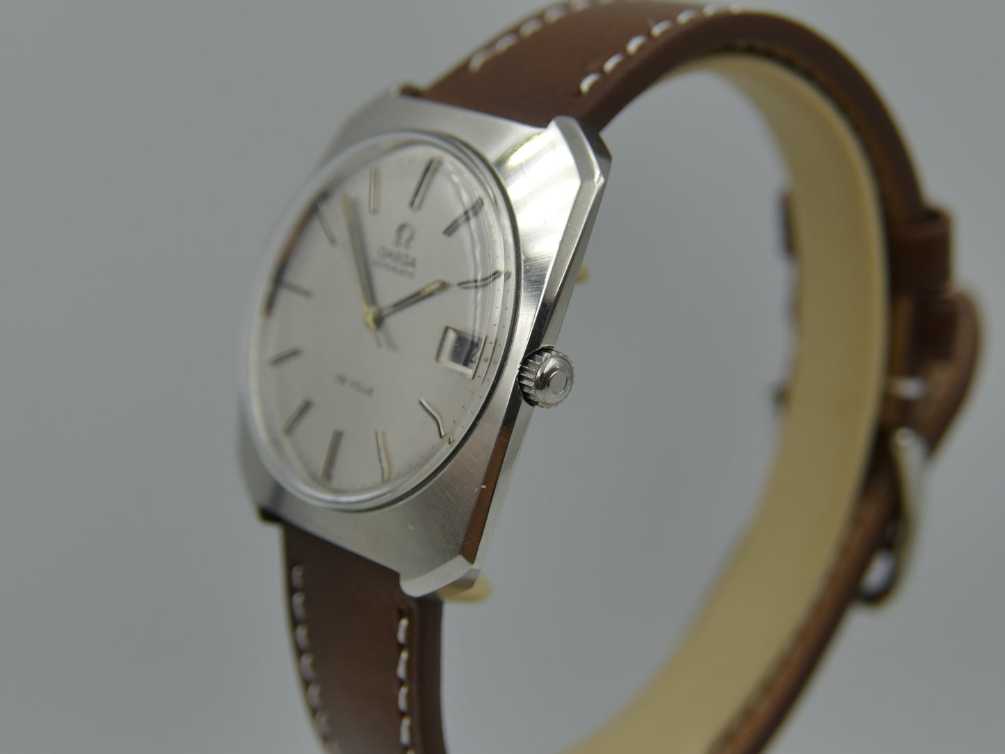 70s vintage watch mens Omega De Ville ref 166.085 automatic cal. 1002