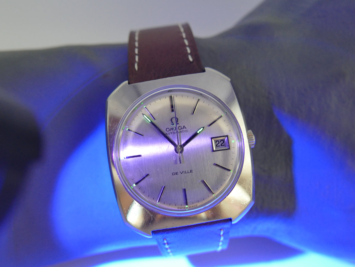 70s vintage watch mens Omega De Ville ref 166.085 automatic cal. 1002