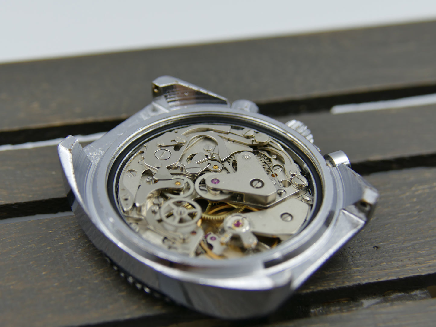 70s vintage watch mens Yema Meangraf Super driver chronograph valjoux 7733