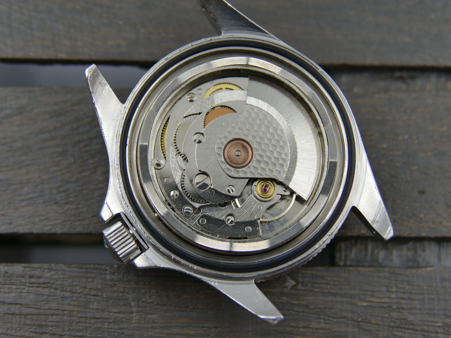 70s vintage watch mens Yema Superman ref. 550016 Patent Pending 990 feet Automatic 4611A
