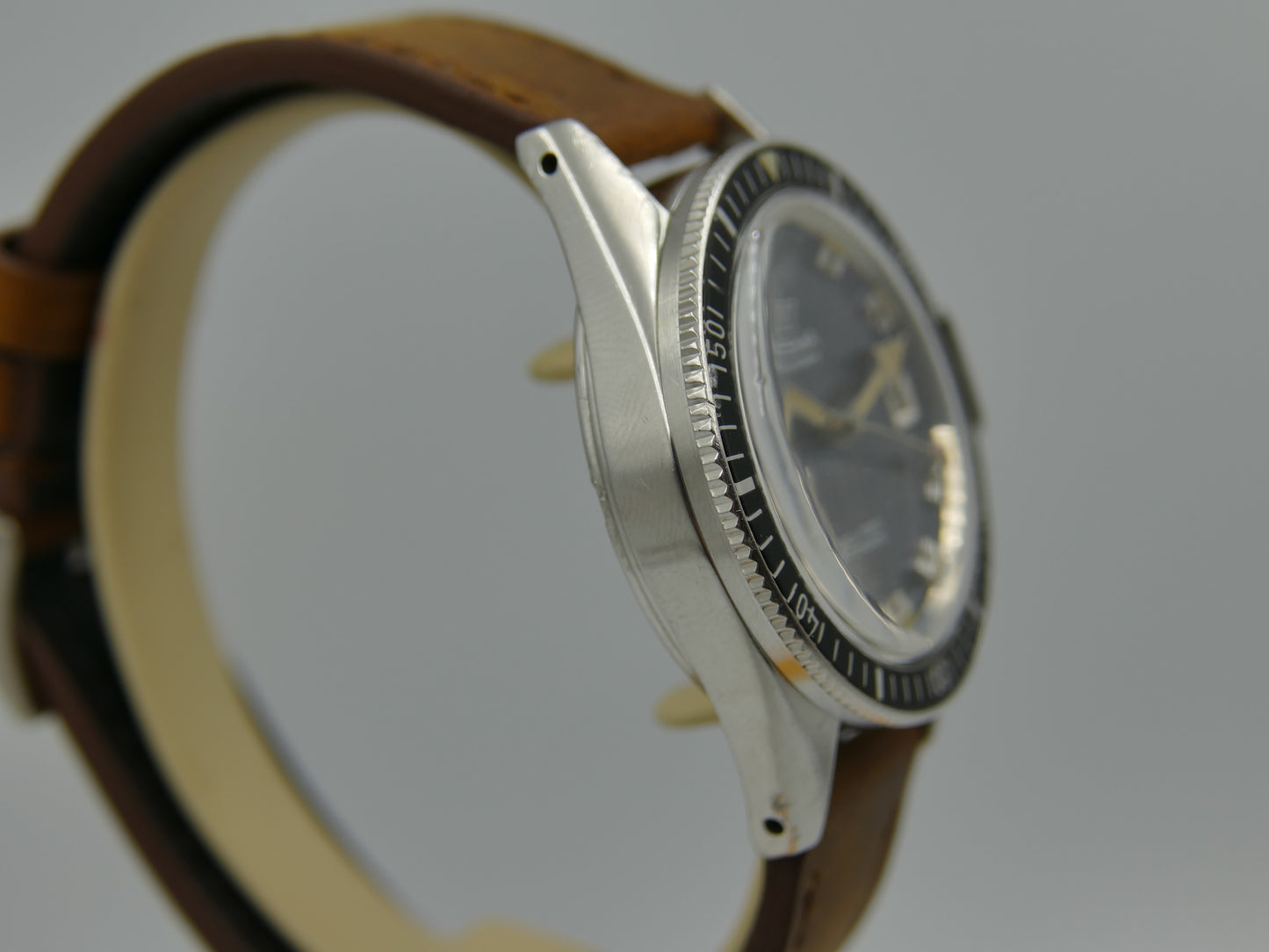 70s vintage watch mens Yema Superman ref. 550016 Patent Pending 990 feet Automatic 4611A