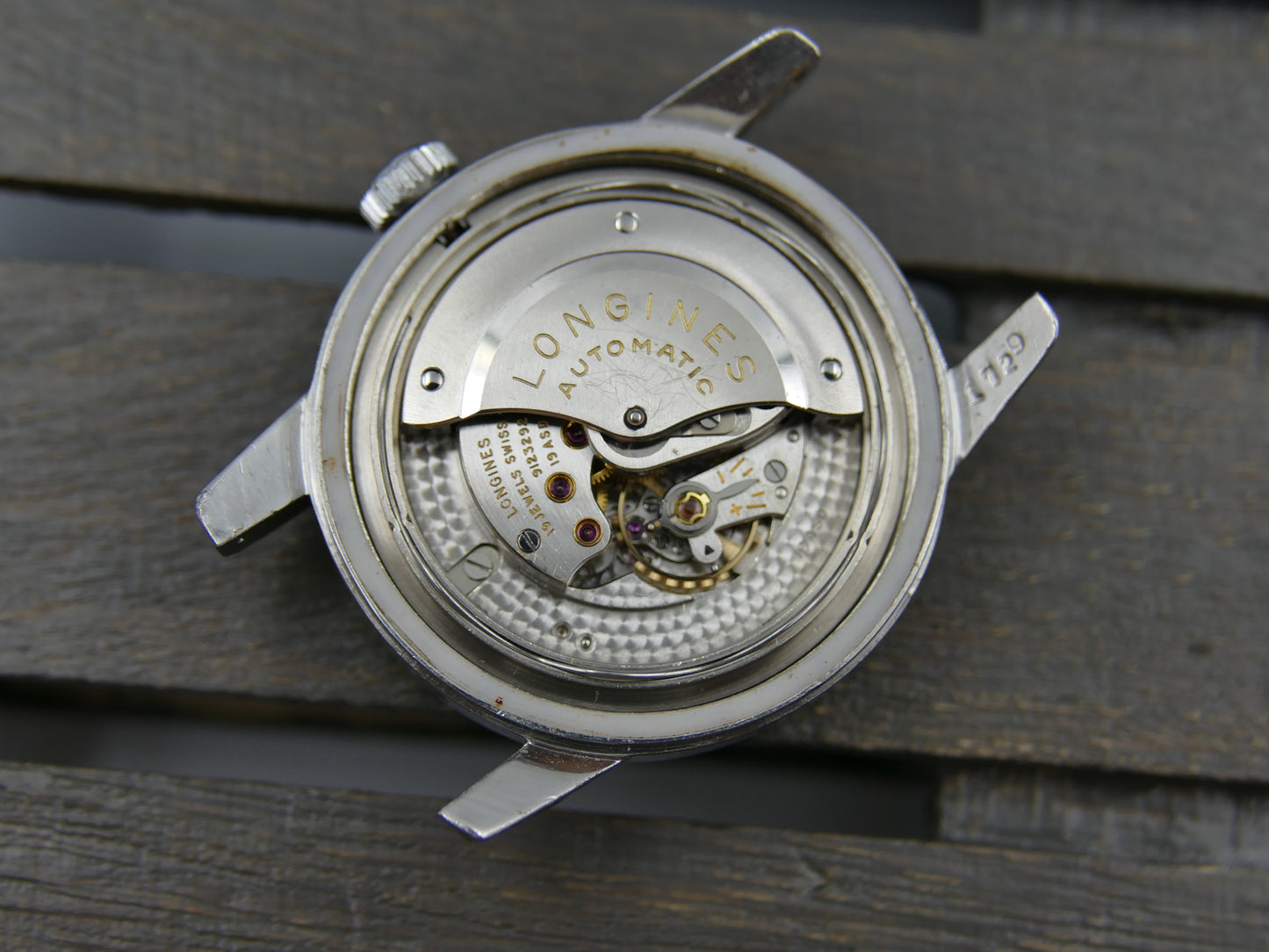 50s vintage watch mens Longines Conquest Calendar automatic 19ASD ref. 9004 3