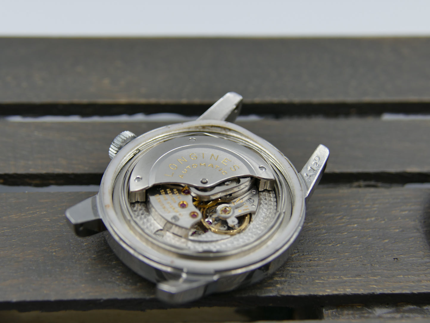 50s vintage watch mens Longines Conquest Calendar automatic 19ASD ref. 9004 3