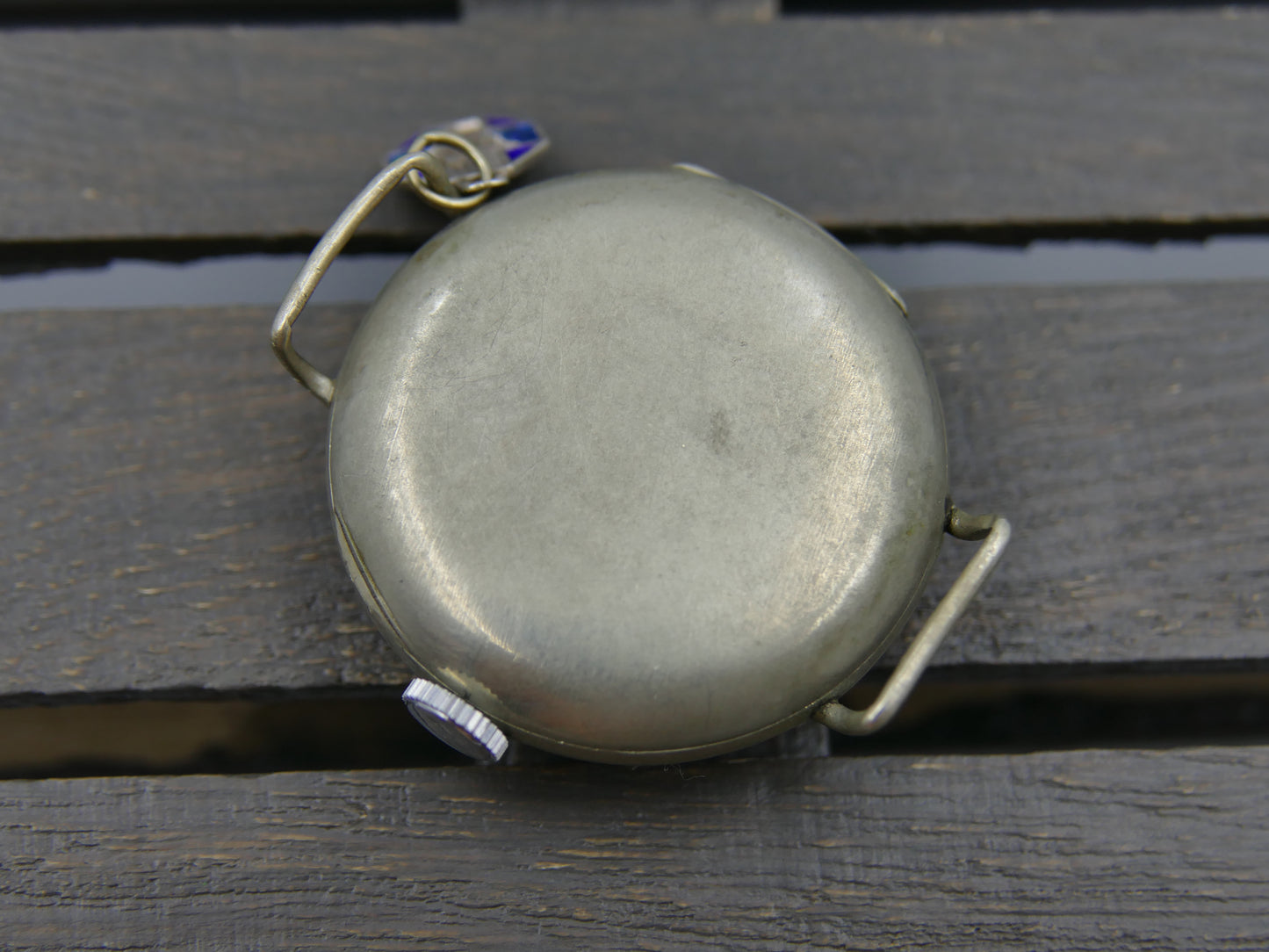10's vintage watch WW1 Oficcer Omega trench depose Nº9846 Porcelain dial cal. 13''' SOB