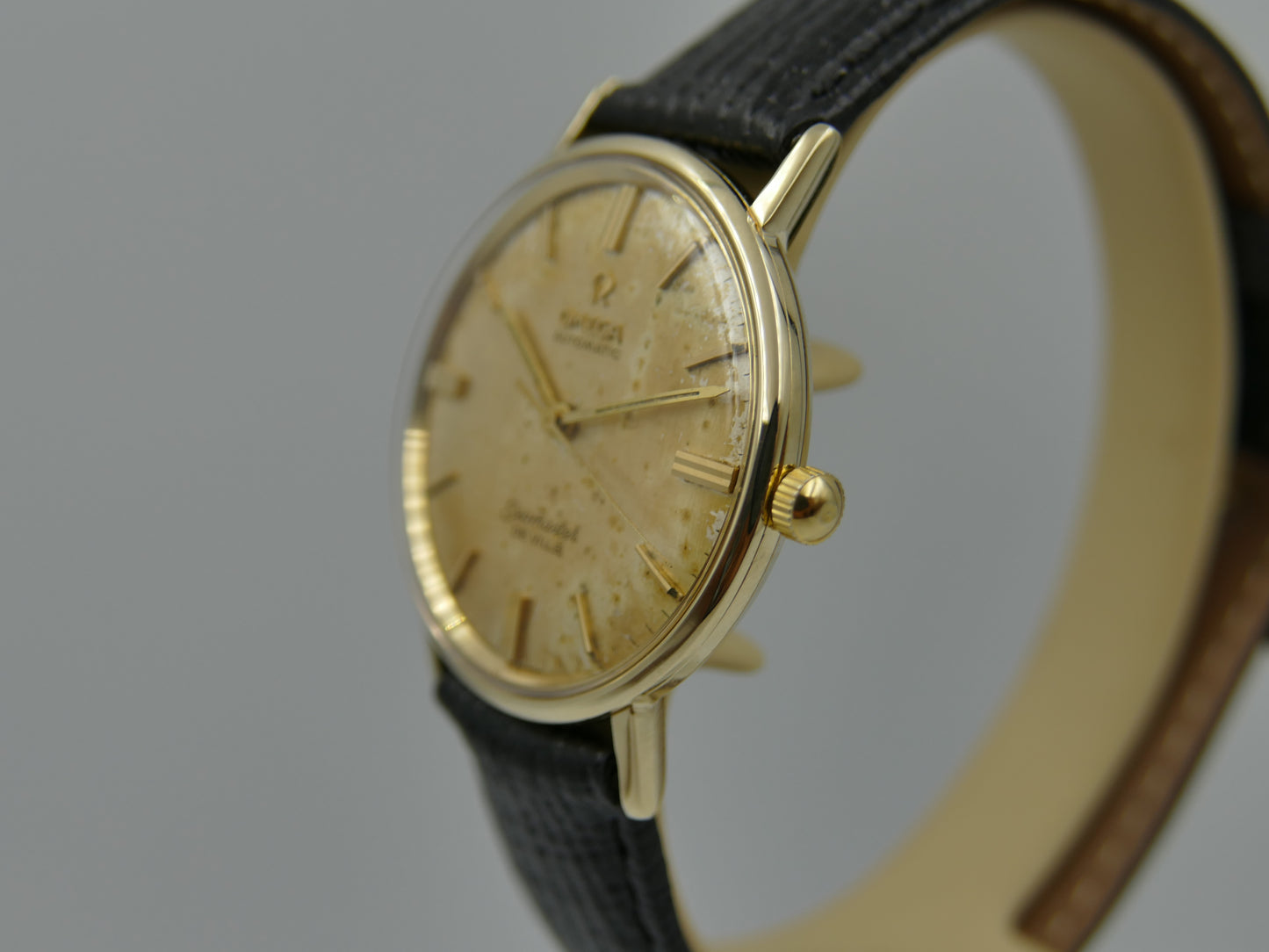 60s vintage watch mens omega seamaster de ville 14k usa ref LL 6590-1