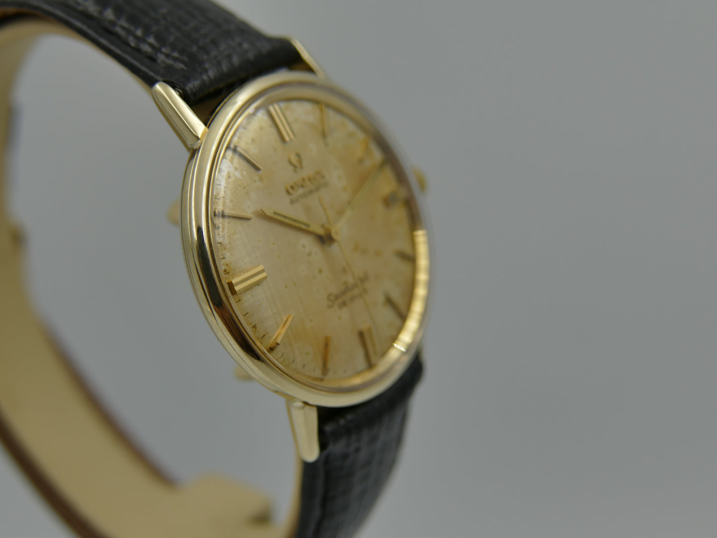 60s vintage watch mens omega seamaster de ville 14k usa ref LL 6590-1