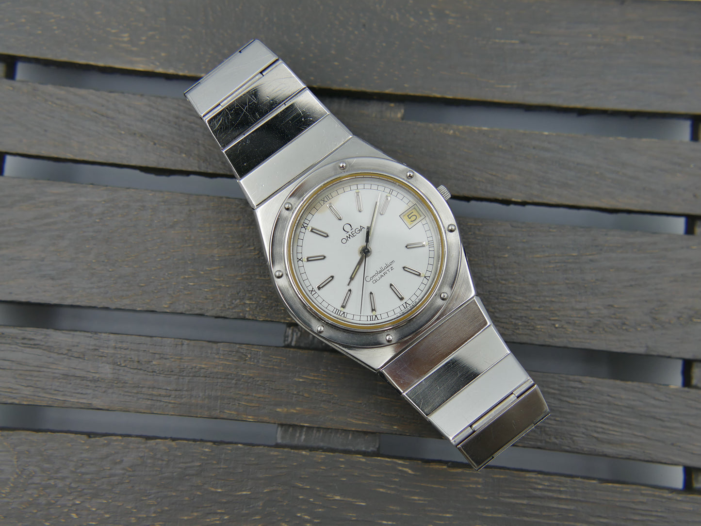 70s vintage watch mens Omega Constellation marine gerald genta ref. 196.0147 / 396.0879