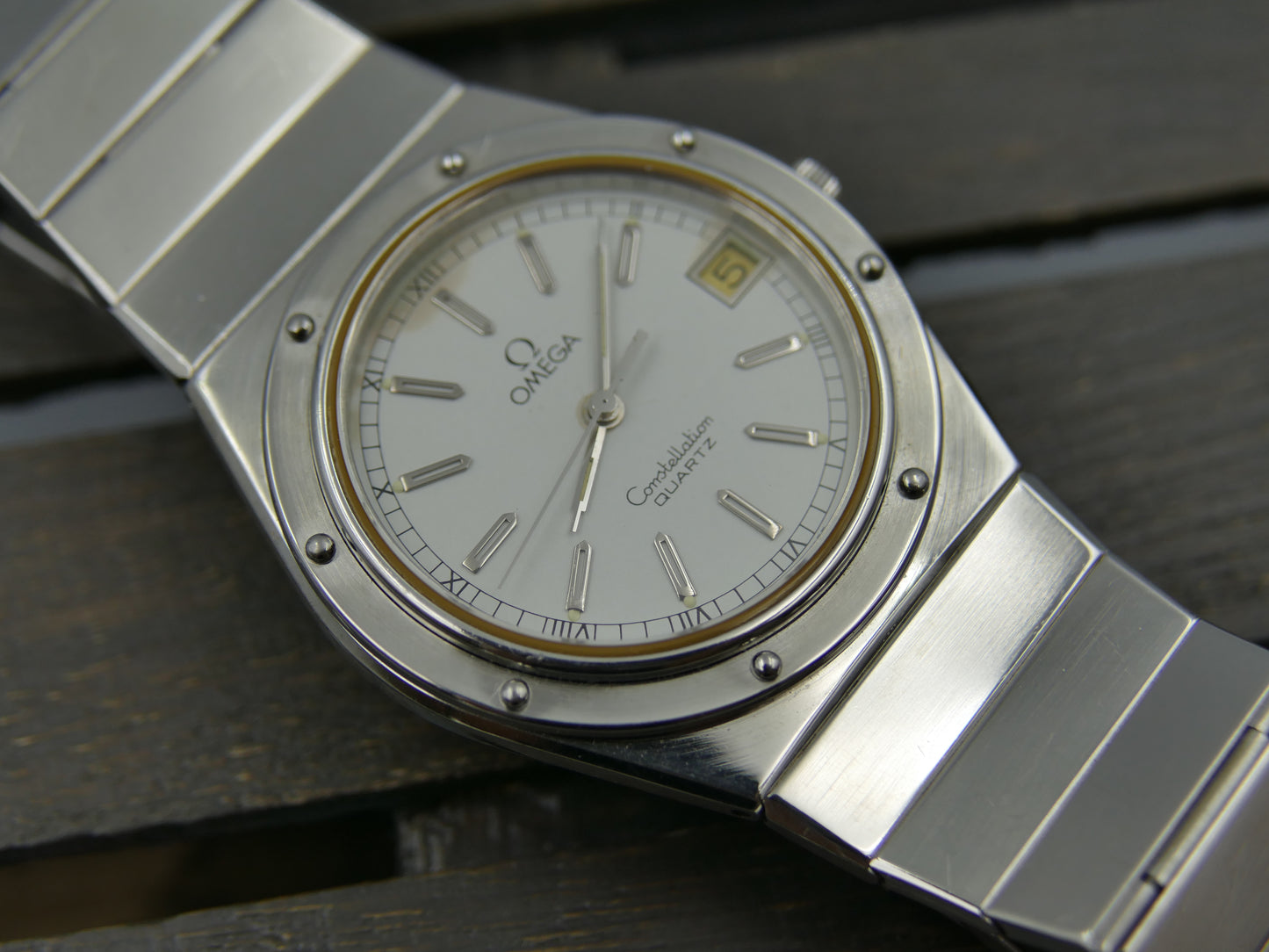 70s vintage watch mens Omega Constellation marine gerald genta ref. 196.0147 / 396.0879