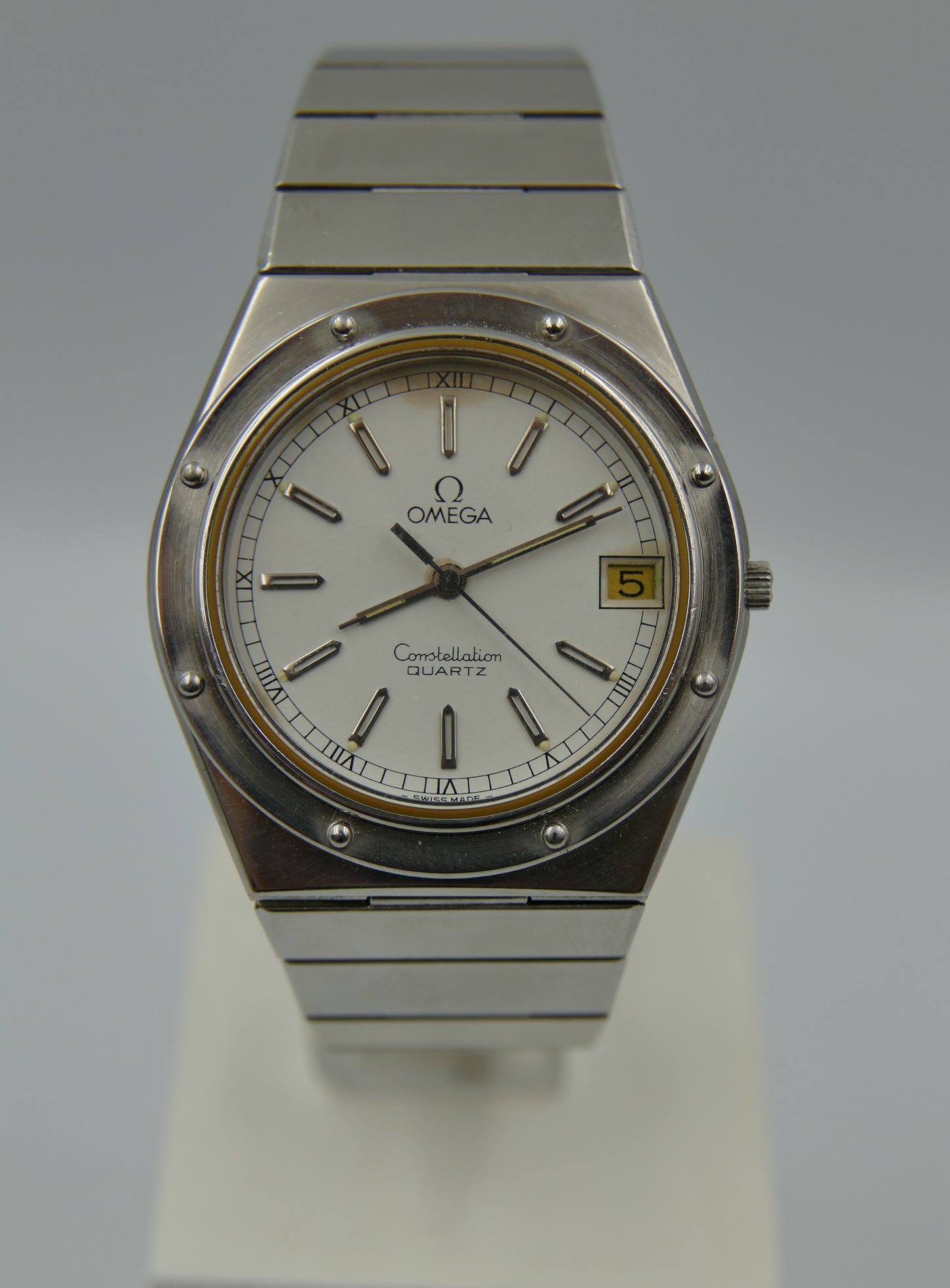 70s vintage watch mens Omega Constellation marine gerald genta ref. 196.0147 / 396.0879