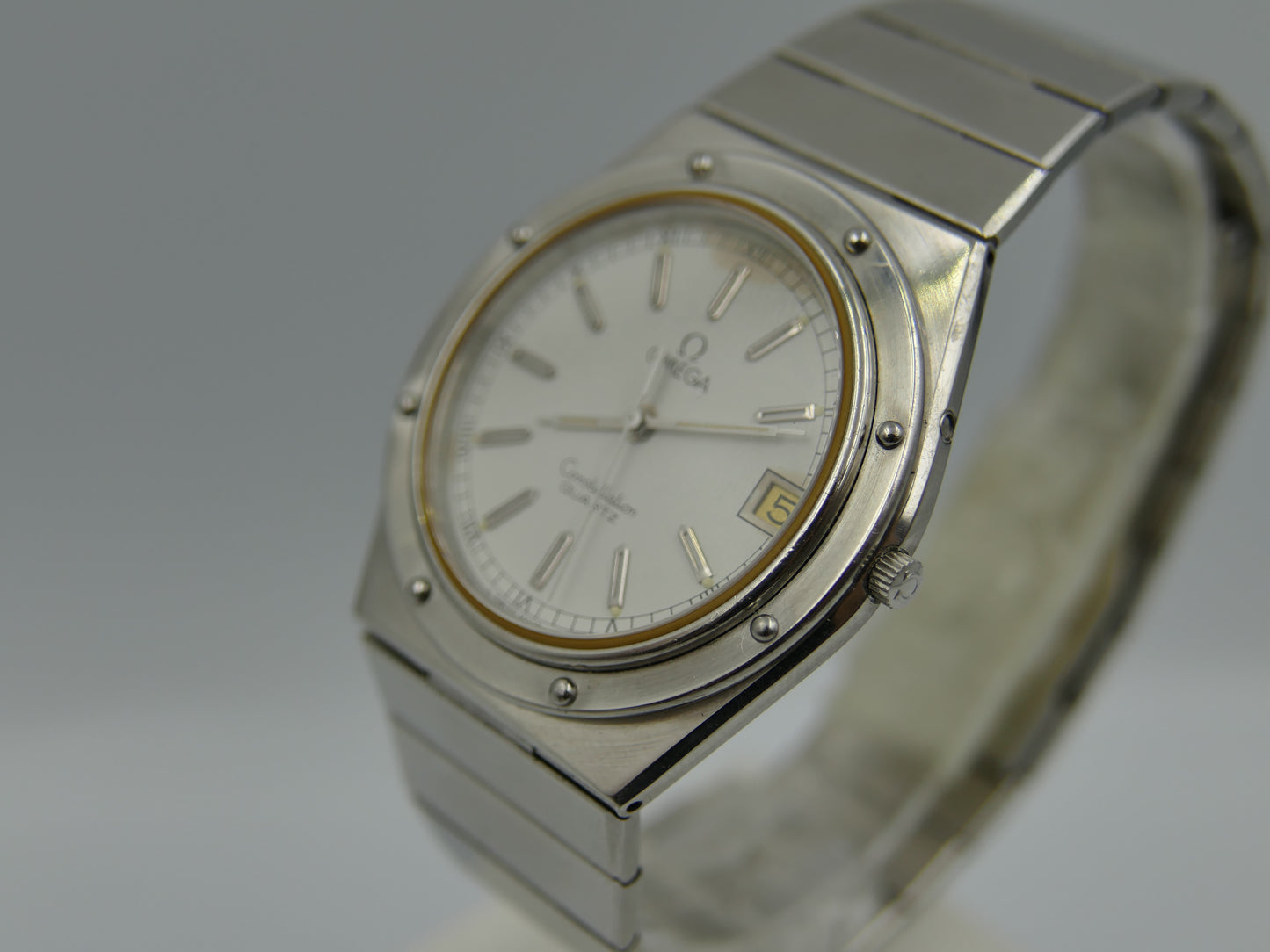 70s vintage watch mens Omega Constellation marine gerald genta ref. 196.0147 / 396.0879