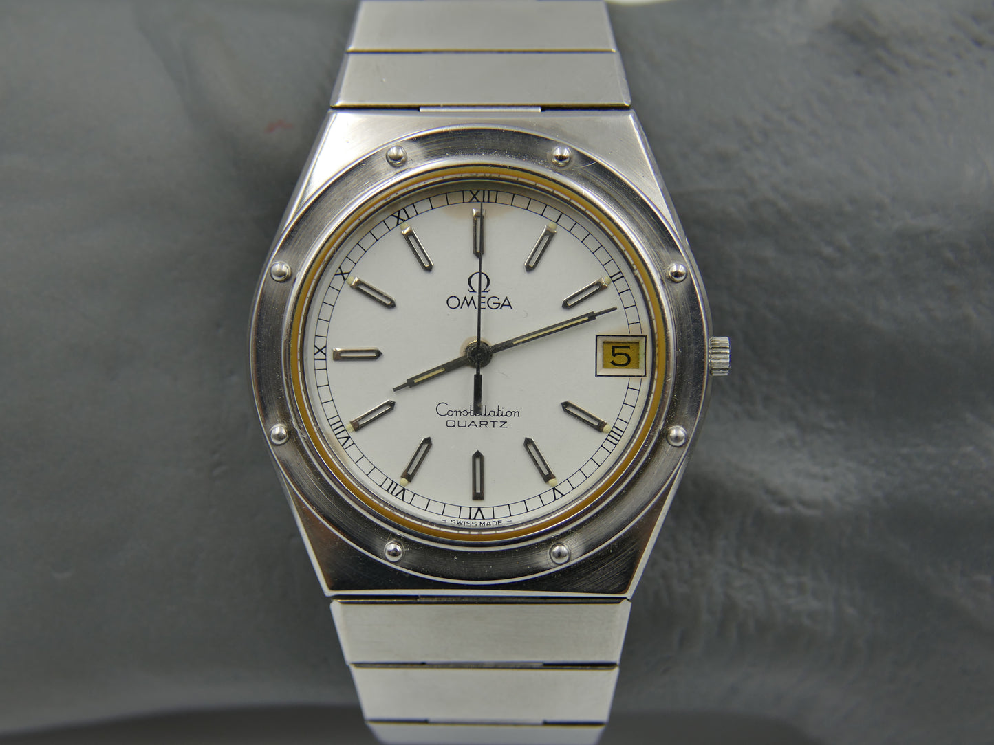 70s vintage watch mens Omega Constellation marine gerald genta ref. 196.0147 / 396.0879