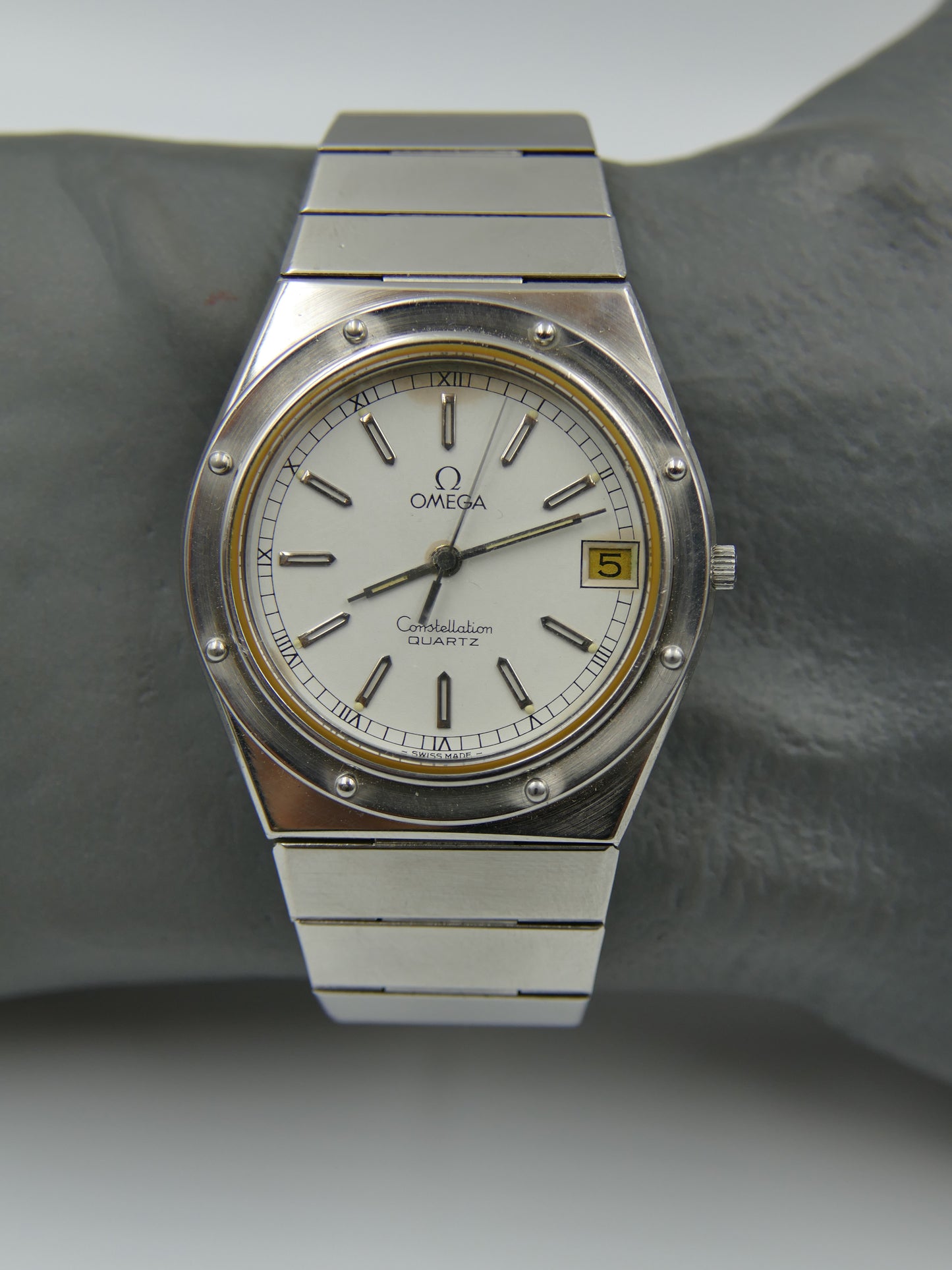 70s vintage watch mens Omega Constellation marine gerald genta ref. 196.0147 / 396.0879