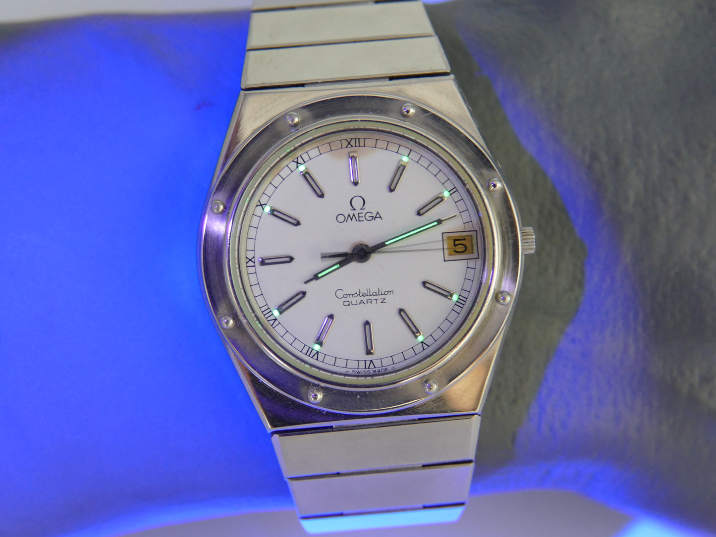 70s vintage watch mens Omega Constellation marine gerald genta ref. 196.0147 / 396.0879