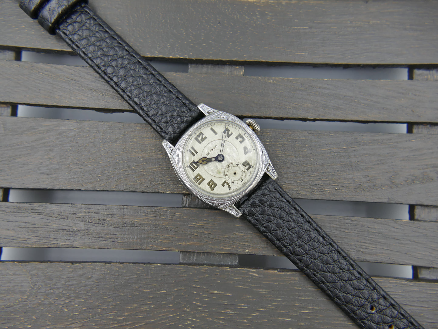 20s vintage watch art deco Roamer manual wind MST 264