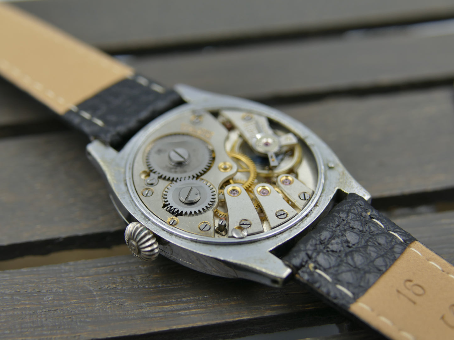 20s vintage watch art deco Roamer manual wind MST 264