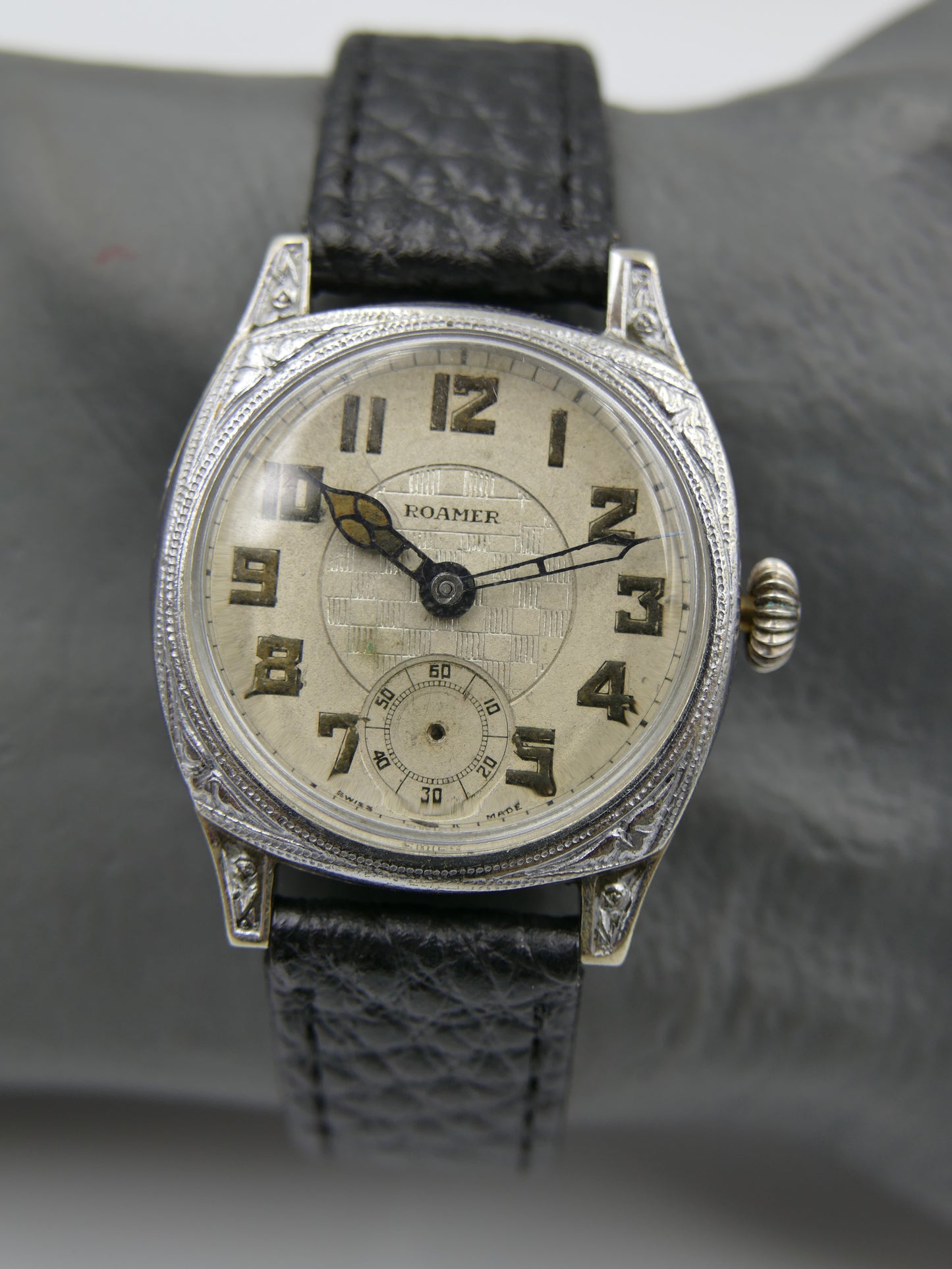 20s vintage watch art deco Roamer manual wind MST 264