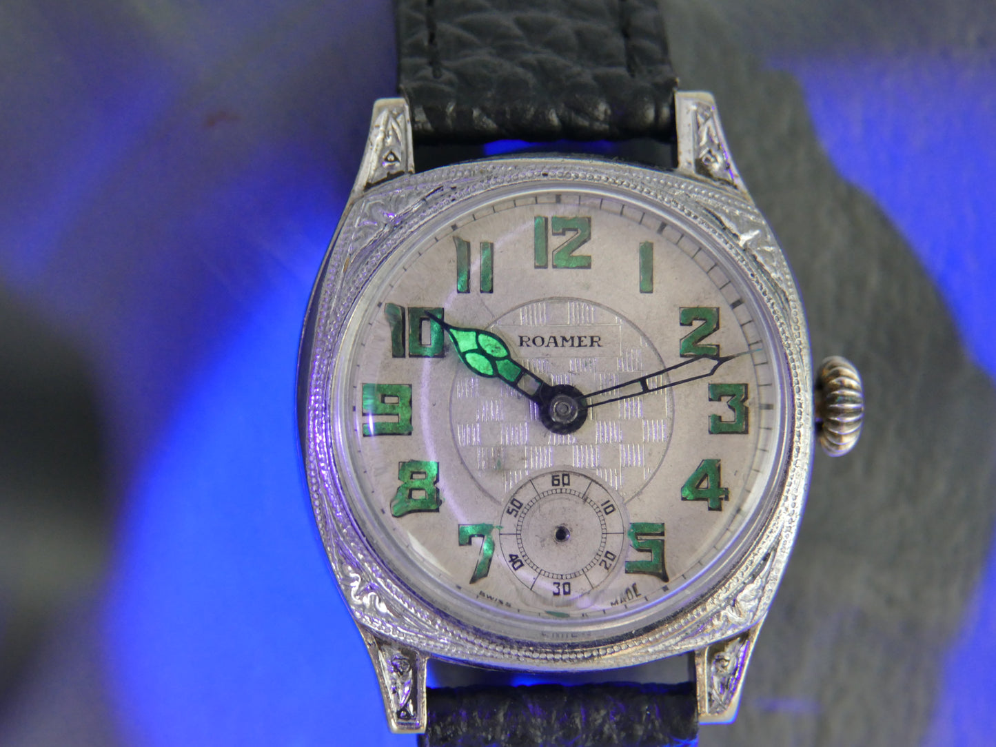 20s vintage watch art deco Roamer manual wind MST 264